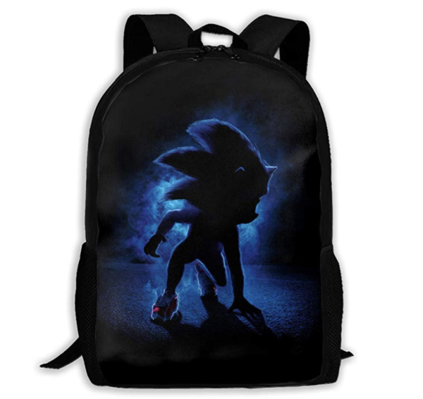 Sonic The Hedgehog School Backpack Lunch Bag Set School Bag Boys Girls Bookbag