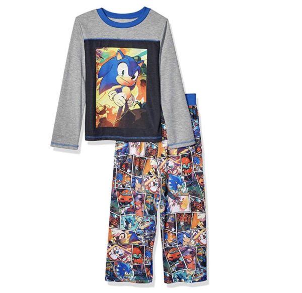 Sonic The Hedgehog Boys' Big 2 Piece Pajama Set