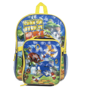 Super Sonic Thumbs Up! 16 Backpack with Insulated Bonus Lunch Kit