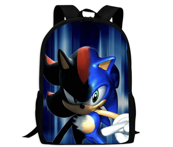 VSHFGC Sonic The Hedgehog and Shadow Children's School Bags Printing Backpacks Kids Daypack For Boys Girls